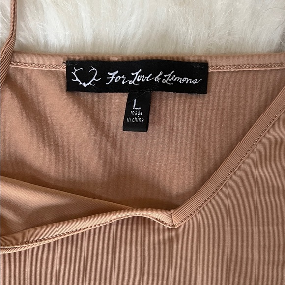 For Love & Lemons Silk Slip Dress - Picture 4 of 8